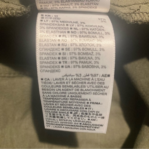 GAP Sz 10T Everyday Straight Up Military Jacket Green Unlined Pockets Pants NEW - Picture 12 of 13